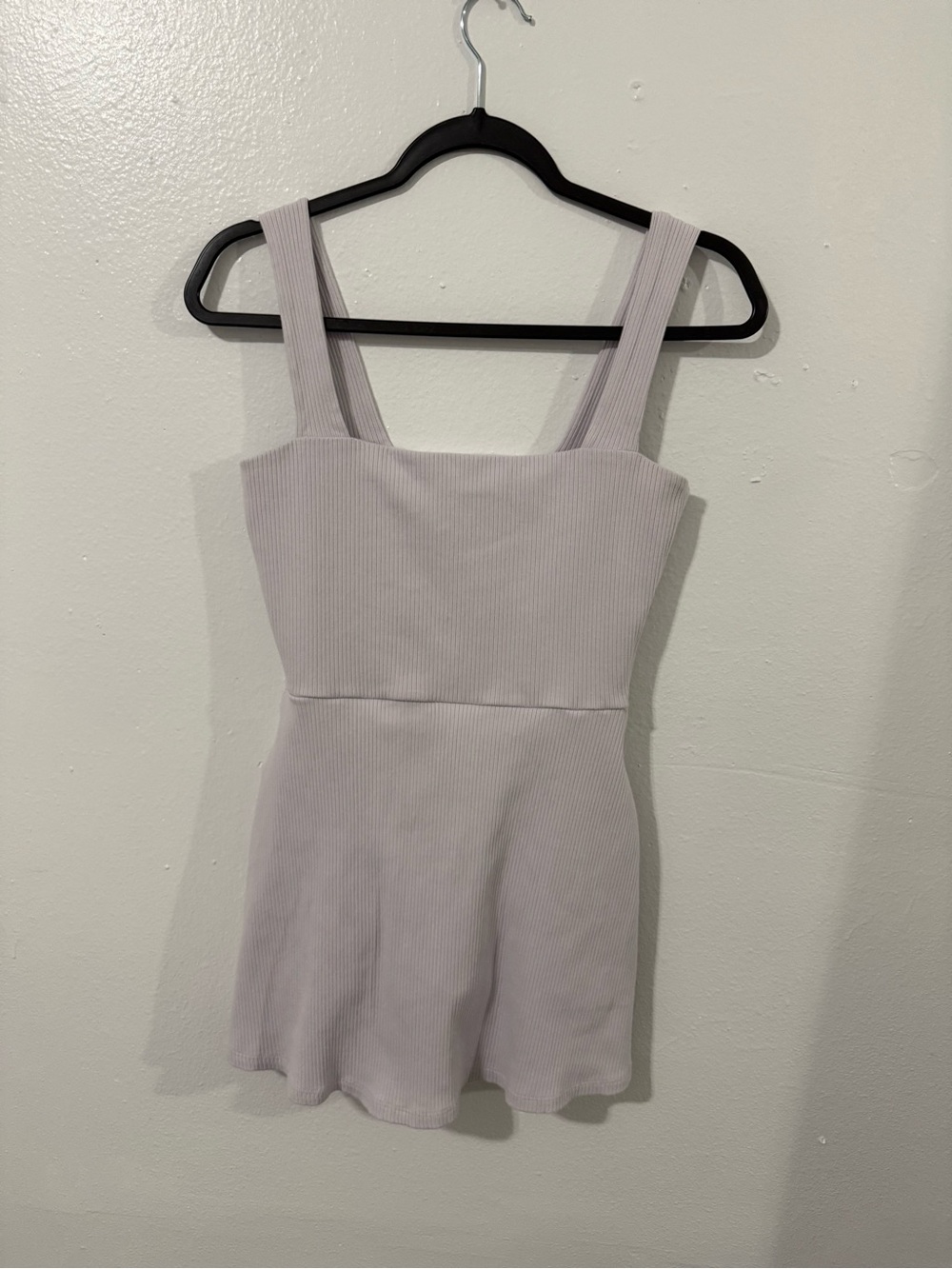 PINK Victoria's Secret Ribbed Knit Tank Skort in Light Lavender